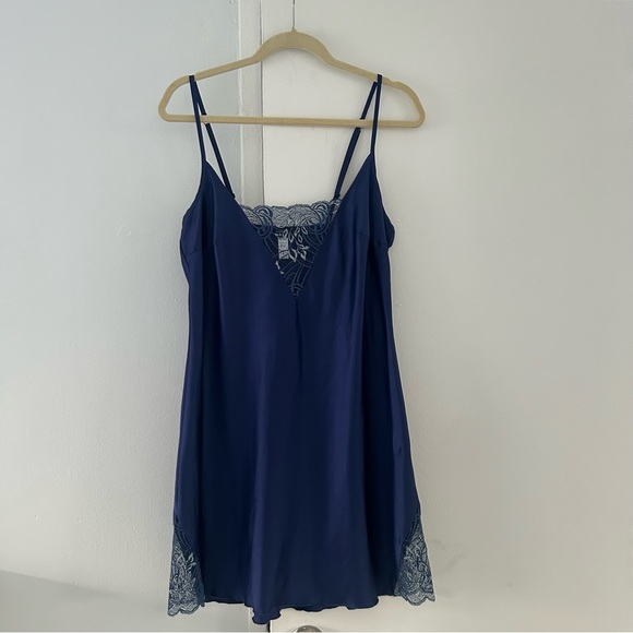 COSABELLA Navy Slip Night Negligee sz L - Picture 2 of 11